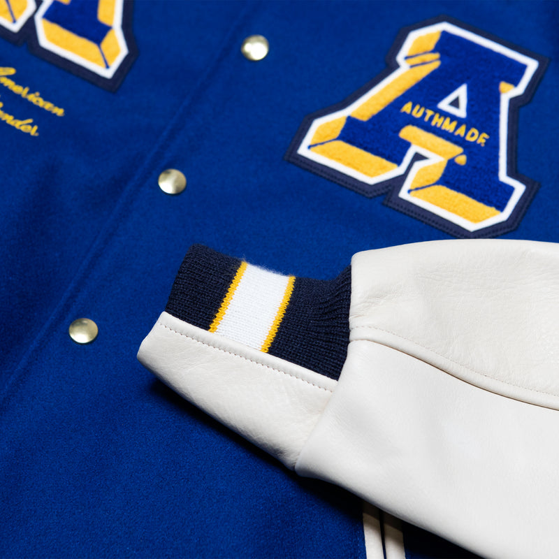 AM / Golden State Warriors Golden Bear AAPI Letterman Jacket