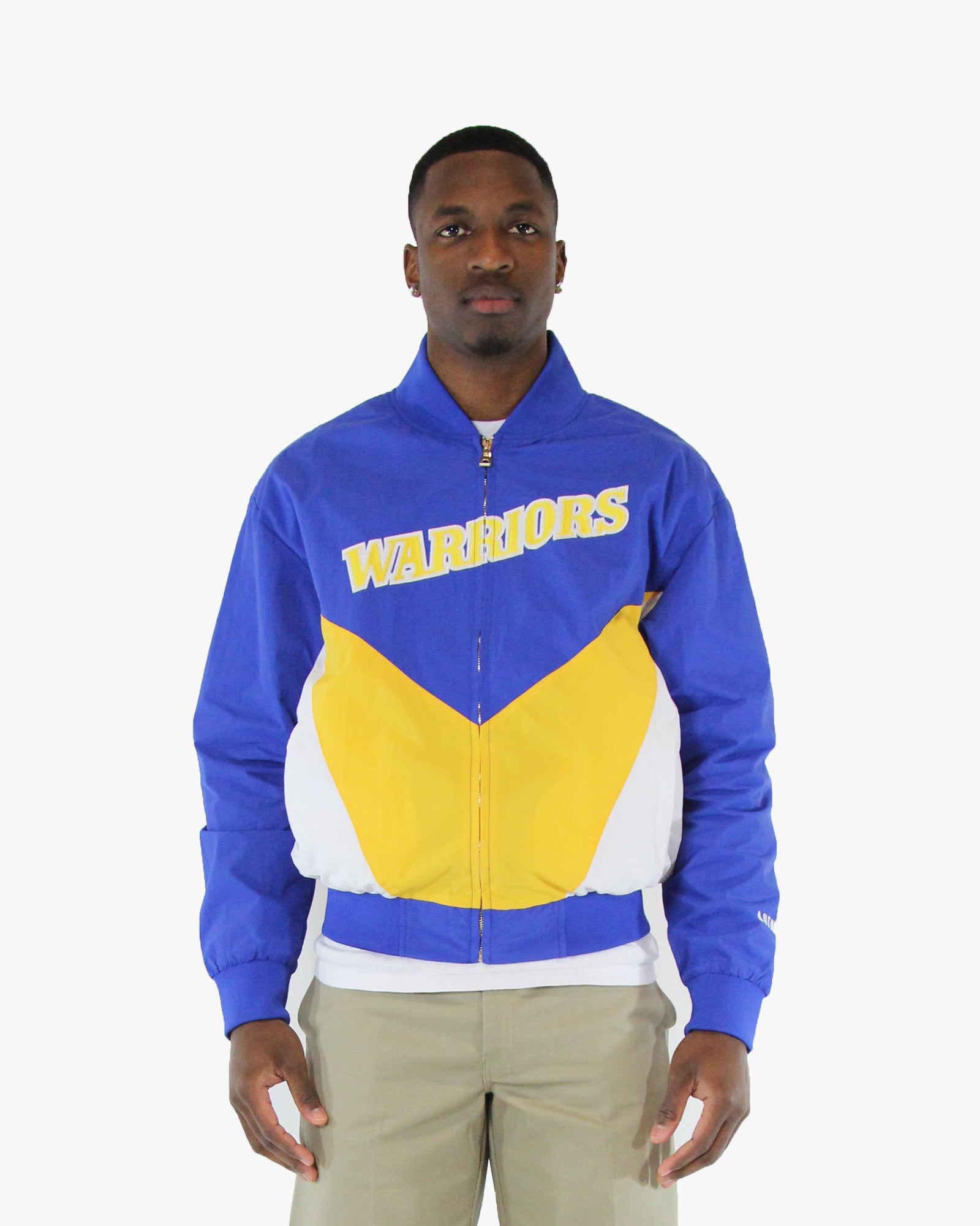 Golden State Warriors ウォームアップウェア GOLDEN STATE WARRIORS Warmup Jacket ADIDAS Men's XL (L0NG
